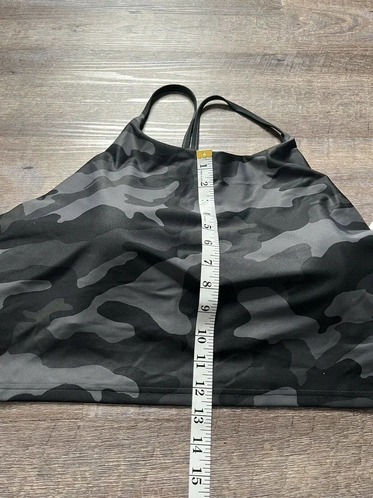 Old Navy Active Powersoft Womens Sports Bra Womens 2XL Gray Camo Print K8 - Picture 5 of 6